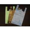 Blue Recycled Vest Style Plastic Carrier Bags ( MDPE)