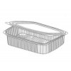 Somoplast Clear Hinged Lid Rectangular Salad Containers - 1000cc