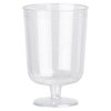 Plastic Wine Stemmed Goblet - 8oz Lined At 200ml