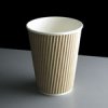 Brown Craft Rib Hot Drink Cup - 12oz