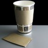 Unprinted Sleeves Brownto Fit 14 & 16oz Cups