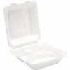 Bagasse 3 Compartment Meal Box