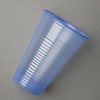 Blue Translucent Superior Quality Non-Vending Plastic Cups - Tall - 9oz