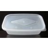 Satco Rectangular 650ml Microwaveable Cons & Lids