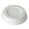 White/Black Domed Sip-thru Lids