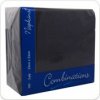 Combinations Luncheon Napkins - Black