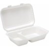 Bagasse 2 Compartment Lunch Box