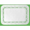 Tray Paper No 2 White Rectangular With Lace Border